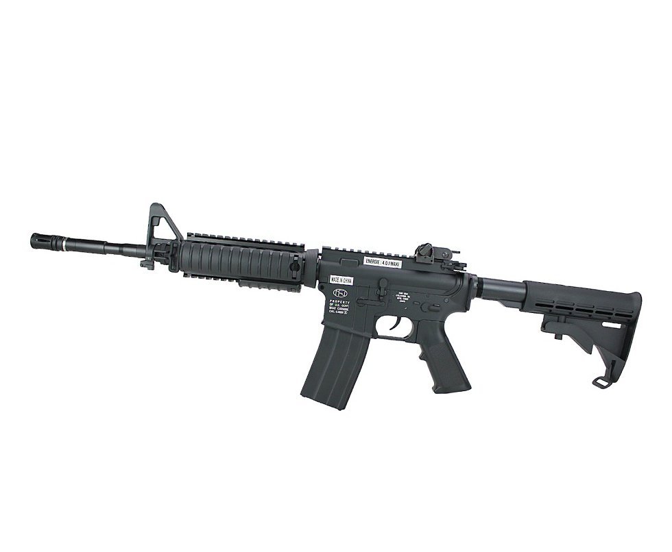Rifle de Pressão a Gás CO2 FN Herstal M4A1 RIS Full Metal 4.5mm - Cybergun