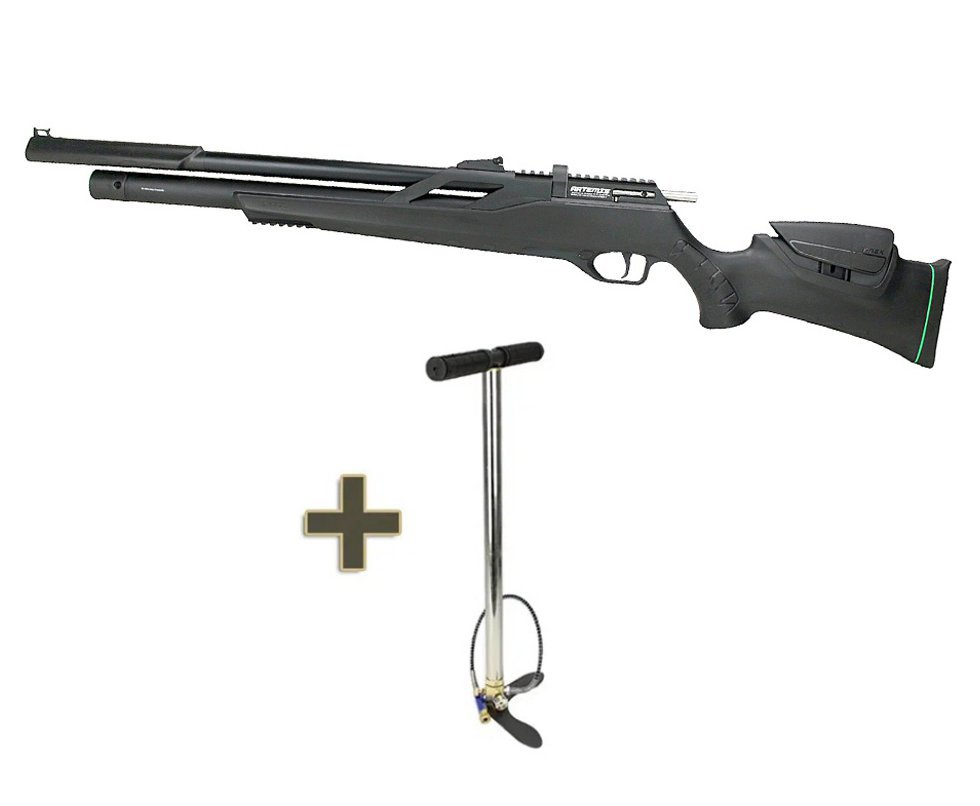 Carabina de Pressão PCP Artemis T-REX 5.5mm com Válvula Reguladora - Fixxar + Bomba
