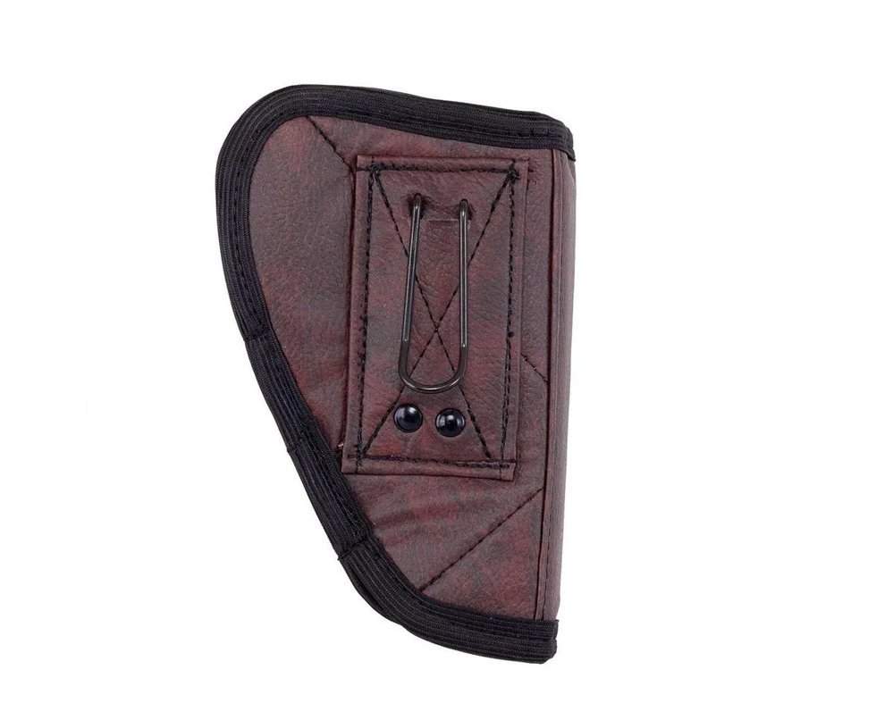 Coldre para Revólver 4" OWB VNTR em Couro Sintético Marrom