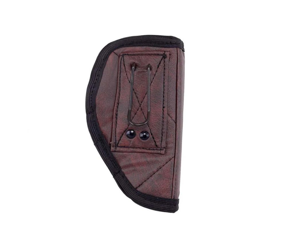 Coldre para Pistola VNTR OWB Universal em Couro Sintético Marrom