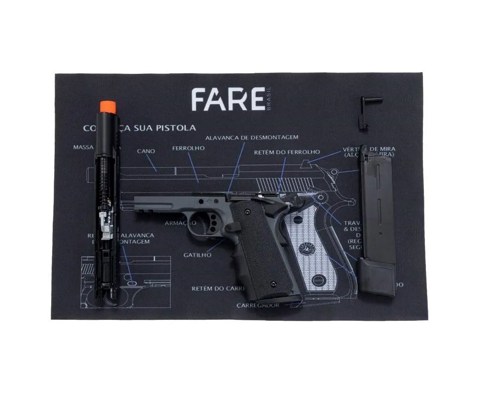 Gunpad para Pistola manutenção e limpeza - FB