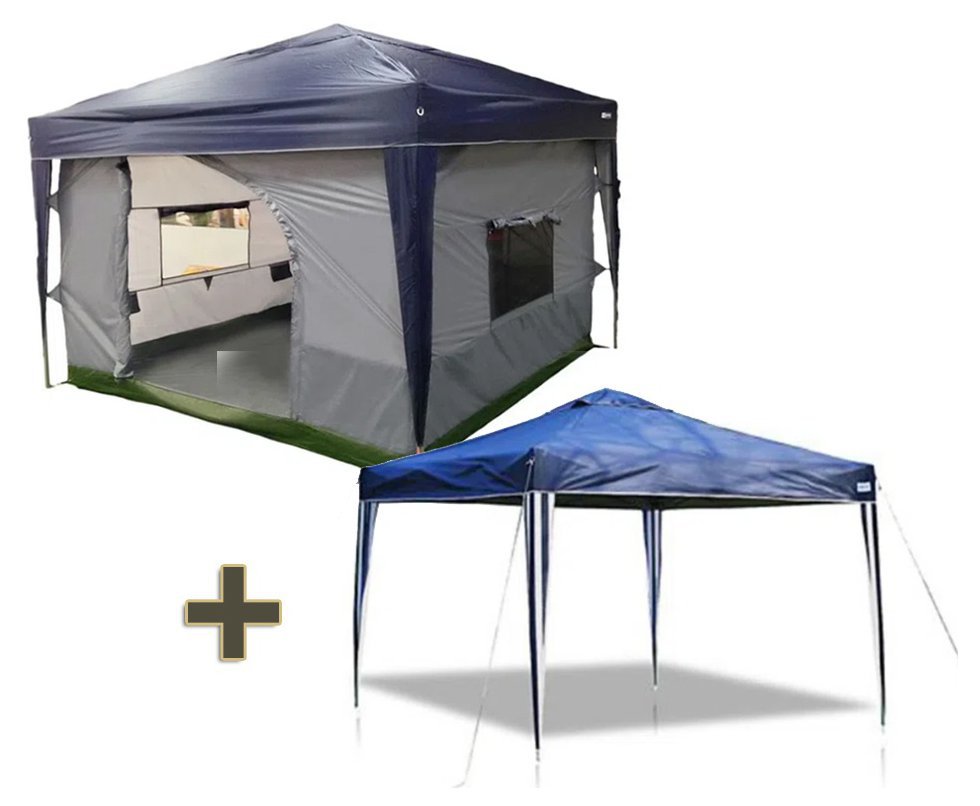Barraca Nautika Transform 5/6 Pessoas + Gazebo Sanfonado 3x3