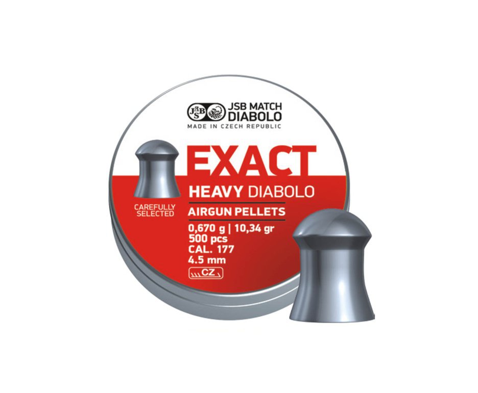 Chumbinho Exact Heavy Diabolo 4,5MM (500 UN) - JSB