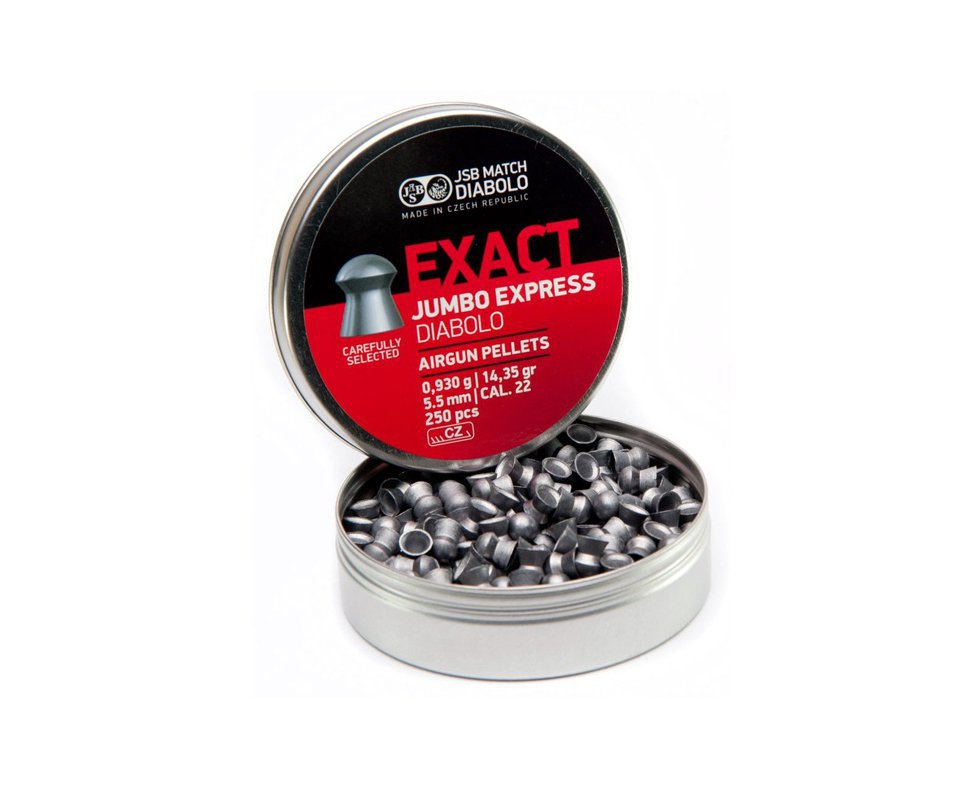 Chumbinho Profissional JSB Exact Jumbo Express 5,5mm 250und - JSB