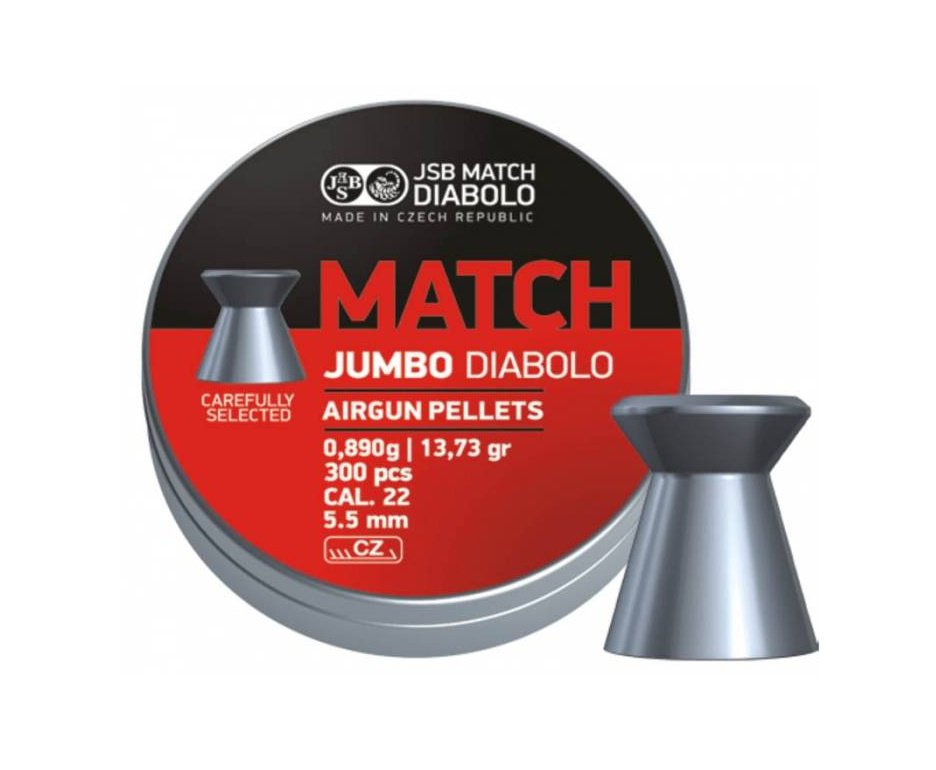 Chumbinho Profissional Match Jumbo Diabolo 5,5mm 300und JSB