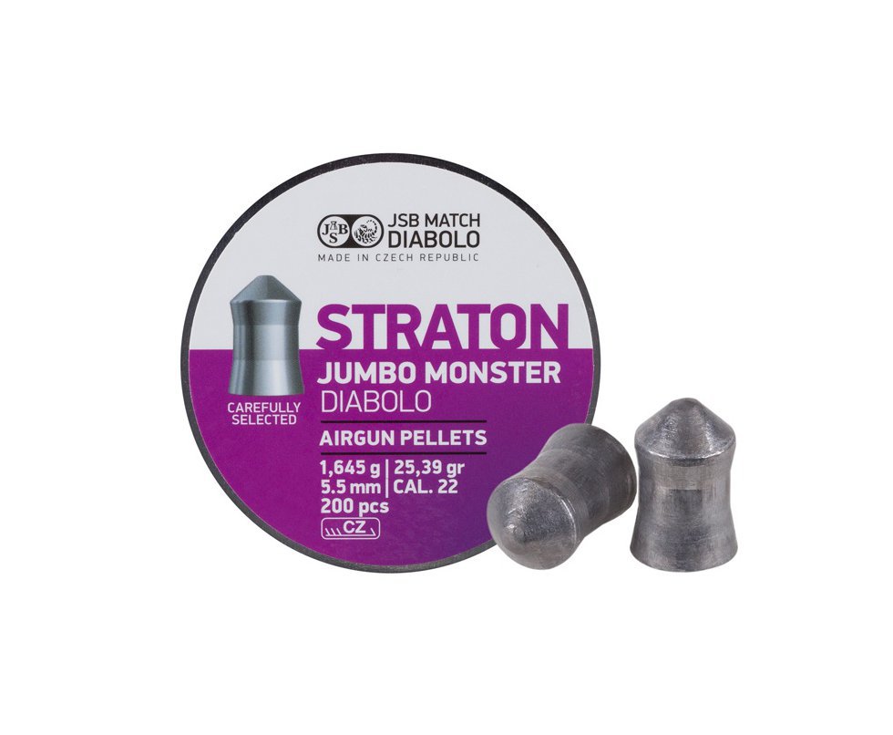 Chumbinho JSB Straton Jumbo Monster 5.5mm 200un - JSB