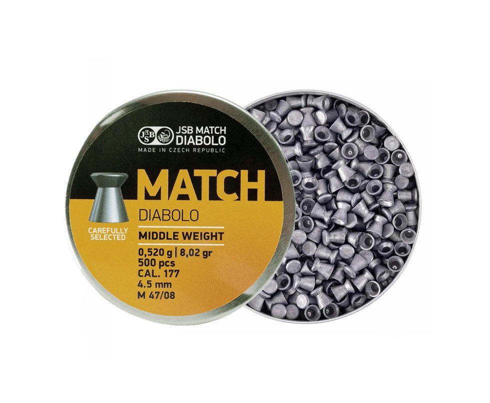 Chumbinho Match Diabolo 4,5MM (500 UN) - JSB