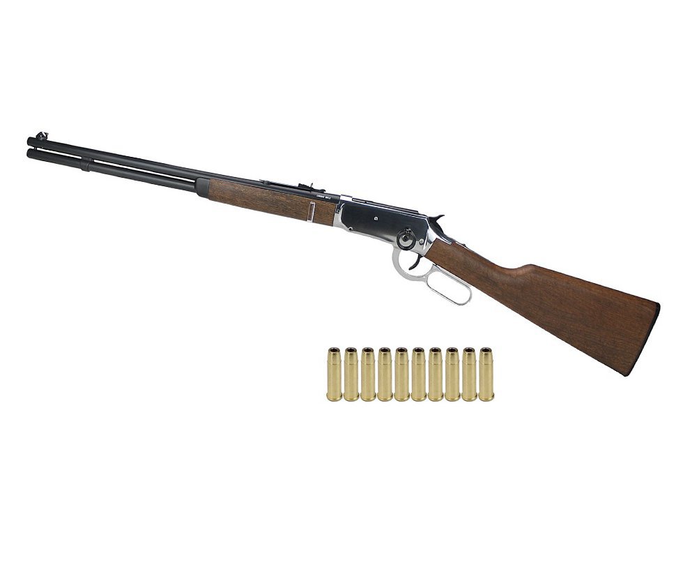 Carabina Rifle de Pressão CO2 Legends Cowboy Niquelado 4,5mm BBs Steel - Umarex