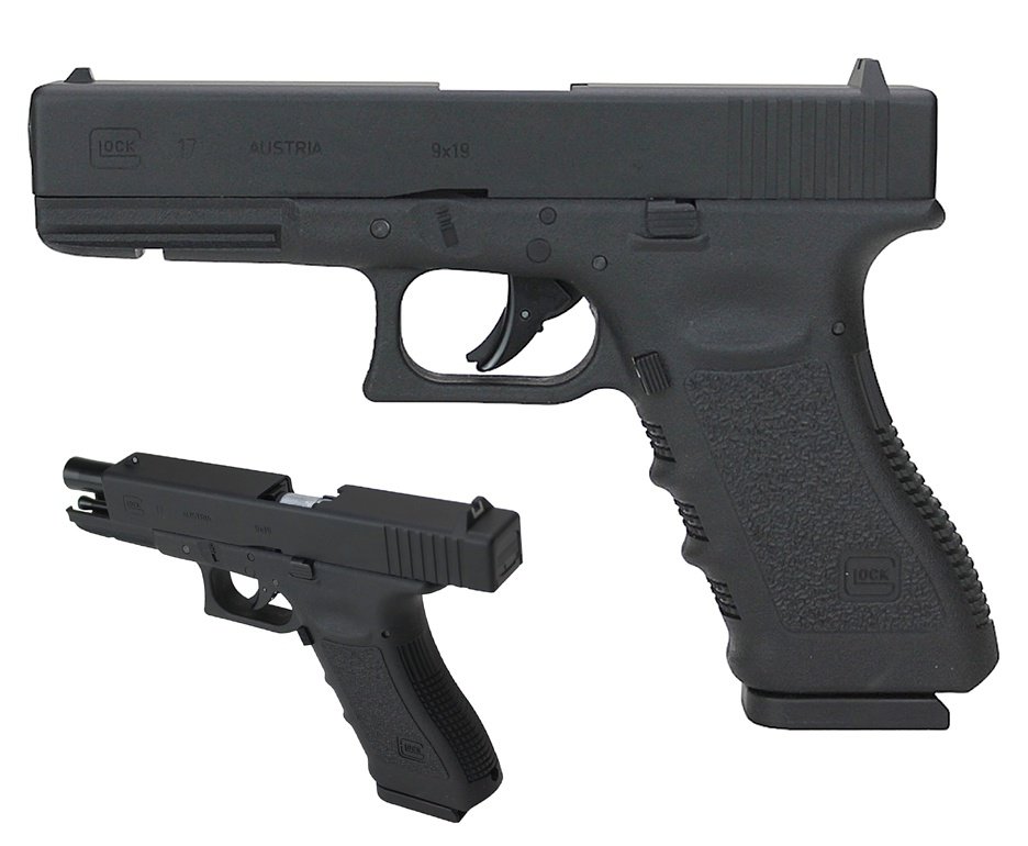 Pistola de Pressão CO2 Glock G17 4.5 Steel BB Licenciada - Umarex