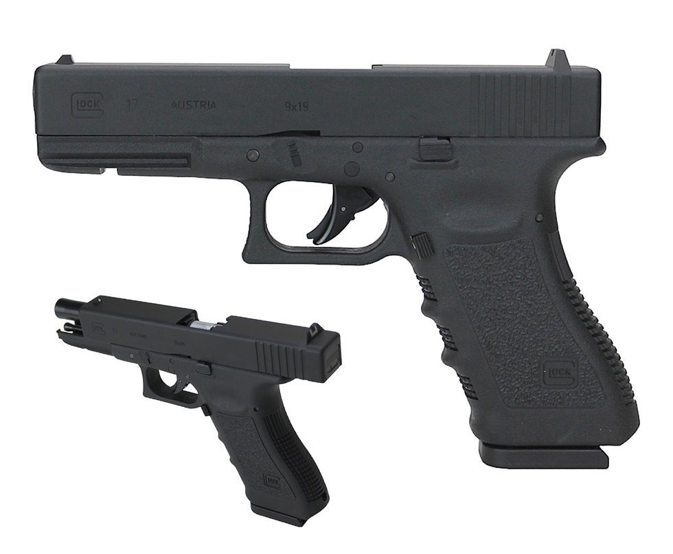 Pistola de Pressão CO2 Glock G17 4.5 Steel BB Licenciada - Umarex