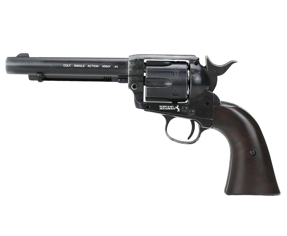 Revólver de Pressão CO2 Colt SAA .45 5,5" Chumbinho 4.5mm Licenciado - Umarex