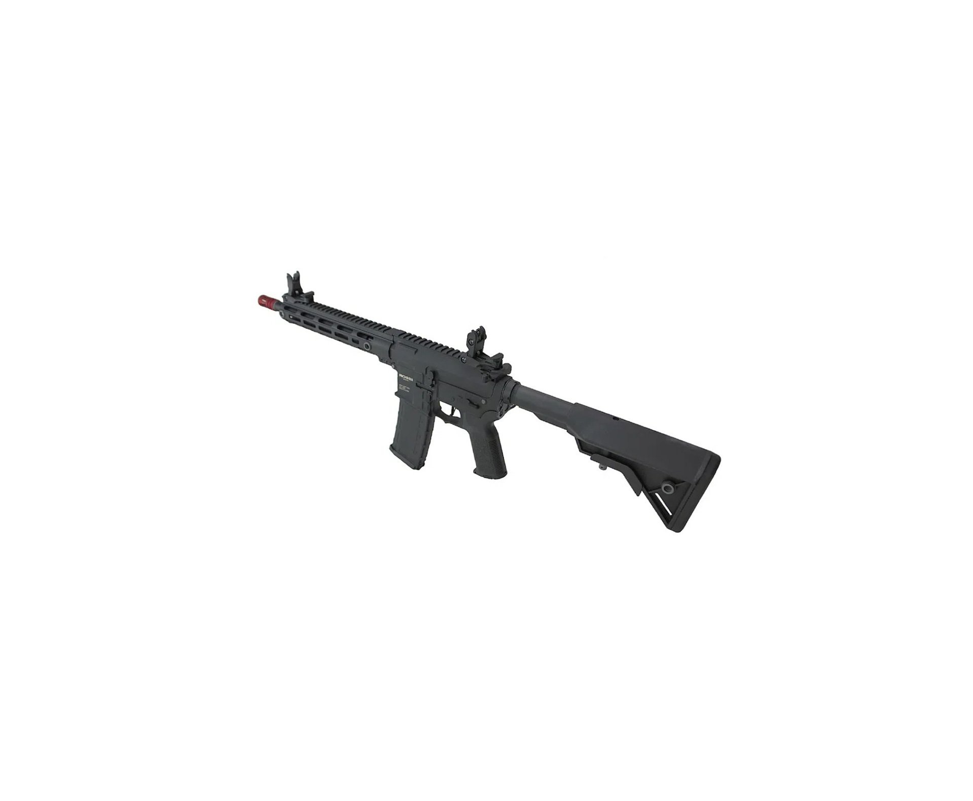 Rifle de Airsoft AEG AR15 Neptune 10” Plus Gatilho ETU Programável 6mm - Rossi + Bateria + Carregador + Capa + BBS + Oleo de Silicone