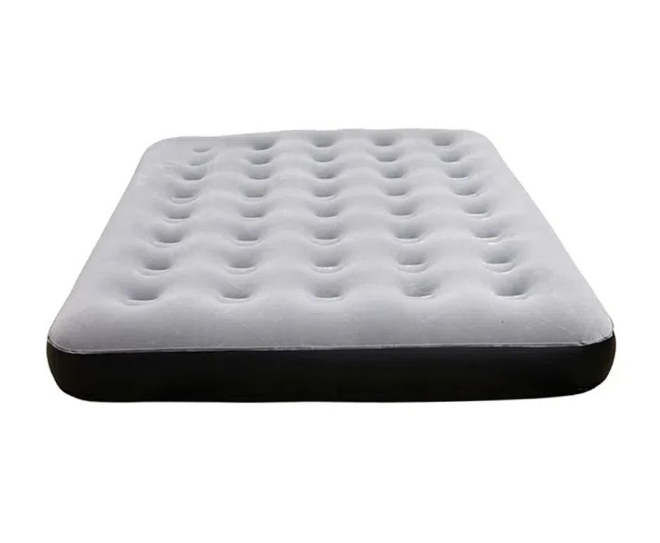 Colchão Inflável Multiuso Casal camping NTK + Inflador Manual Dupla Ação para inflaveis - Mor