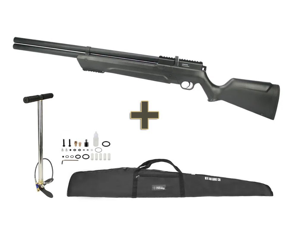 Carabina De Pressão Pcp Leviathan Ps-p 5.5 + Bomba + Capa