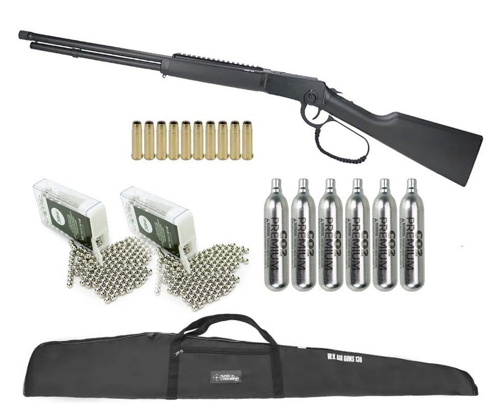 Carabina Rifle de Pressão CO2 Legends Cowboy Renegade 4,5 Umarex+ Co2 + Bbs + Capa