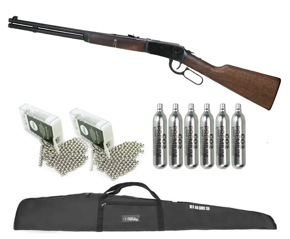 Carabina Rifle Pressão CO2 Legends Cowboy 4,5 + Co2 + Bbs + Capa