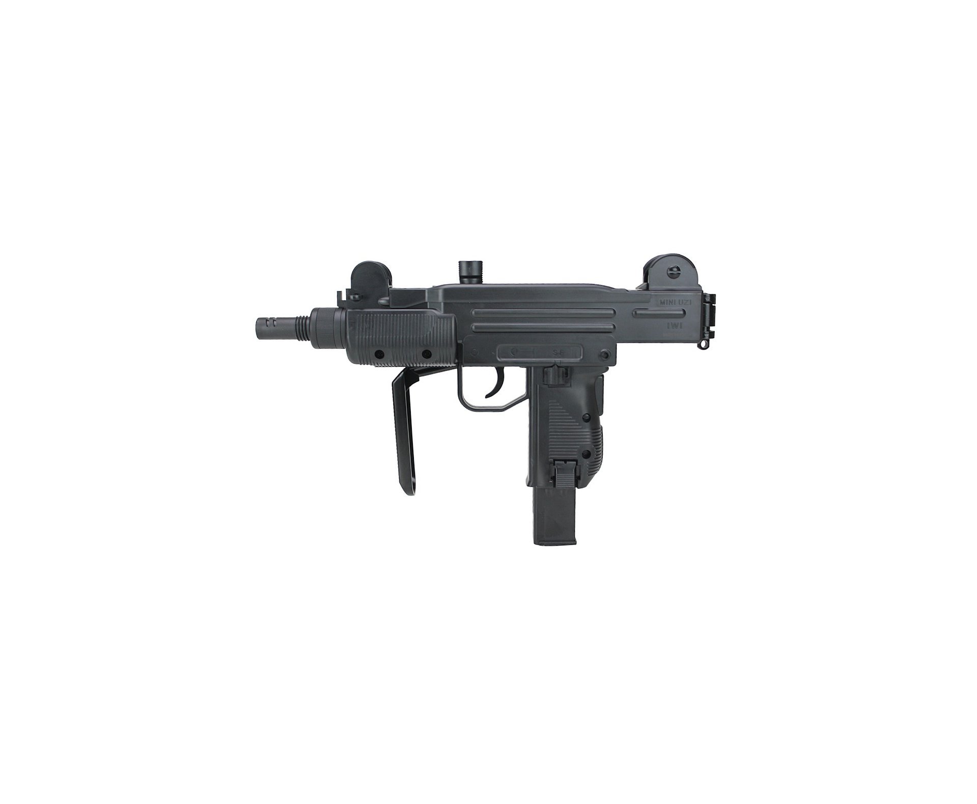 Rifle De Pressão CO2 Mini UZI Full Metal Blowback 4.5mm IWI Umarex Licenciada