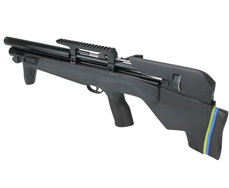 Carabina de Pressão PCP Beretta XM1 Bullpup 4.5mm + Bomba + Capa + Chumbinhos + Alvos + Kamuff