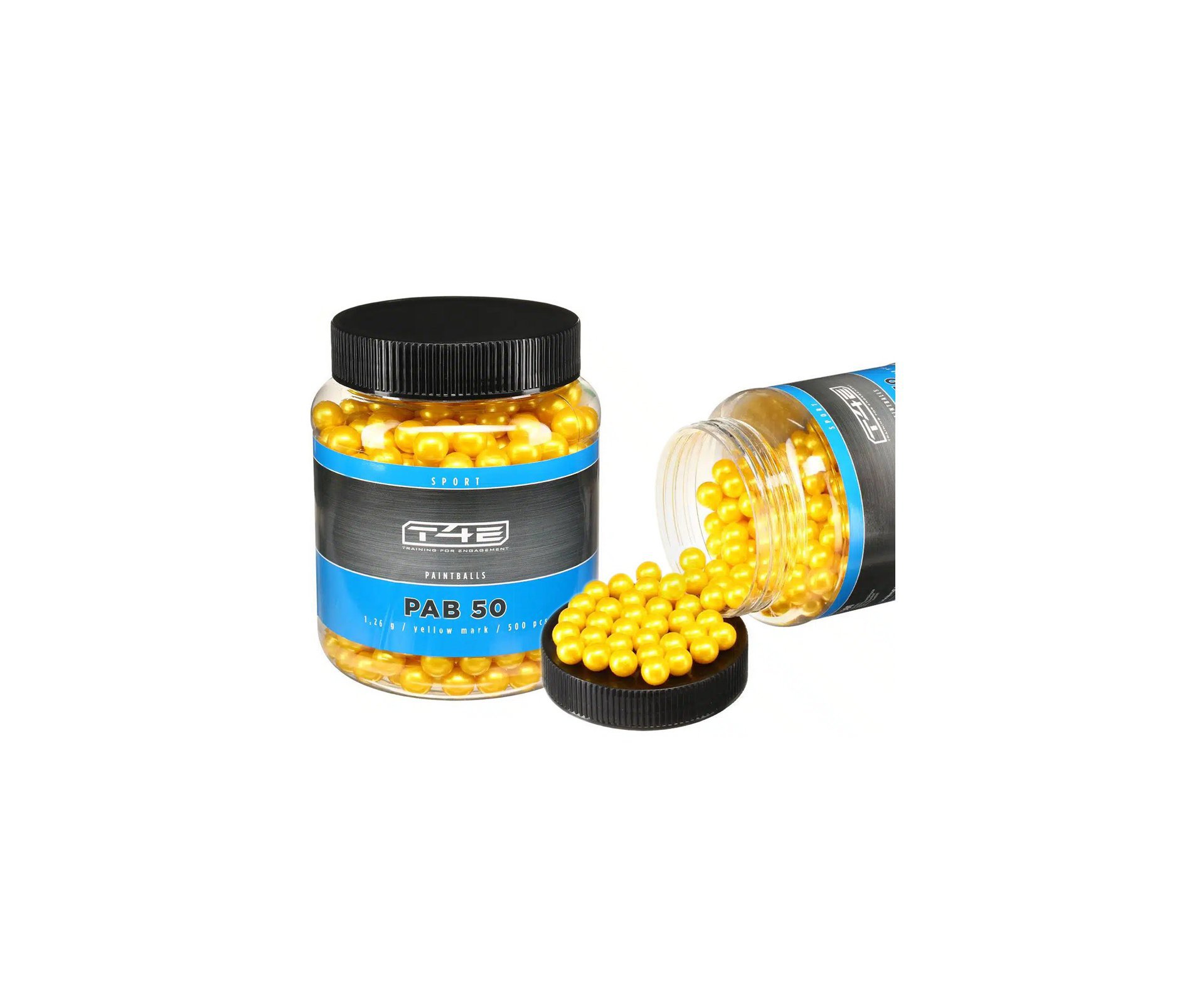 Esfera de Paintball T4E Sport Amarela .50