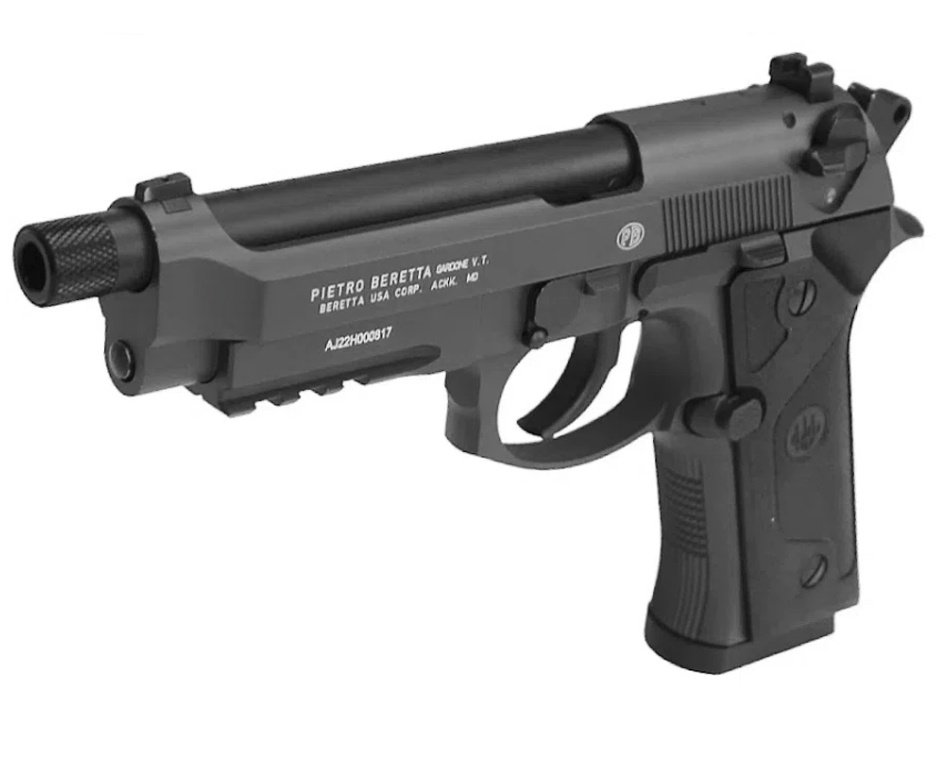 Pistola de Pressão CO2 Beretta M9A3 FM Blowback 4.5 Gray/Black Umarex + Co2 + bbs + Speed Loader