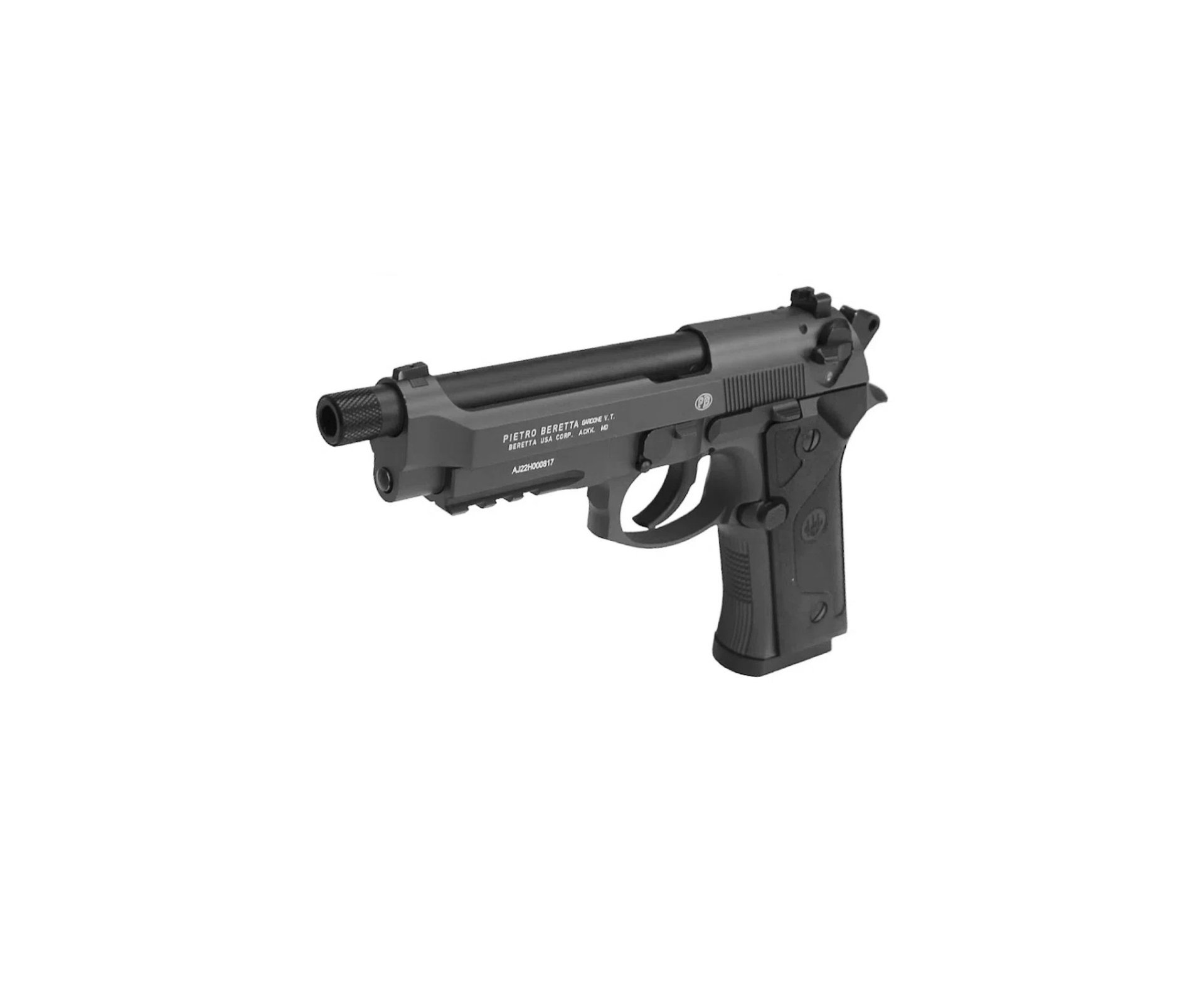 Pistola de Pressão CO2 Beretta M9A3 FM Blowback 4.5 Gray/Black Umarex + Co2 + bbs + Speed Loader