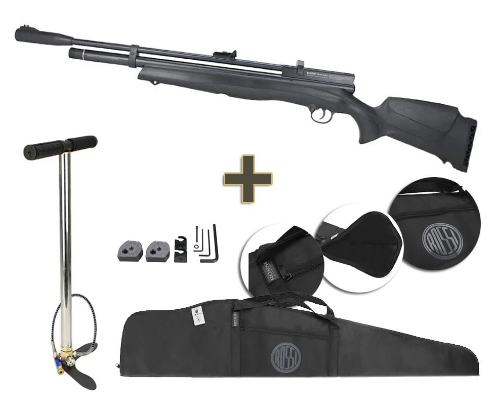 Carabina de Pressão PCP Beeman 13365 VR 5.5mm com Válvula Reguladora + Capa + Bomba