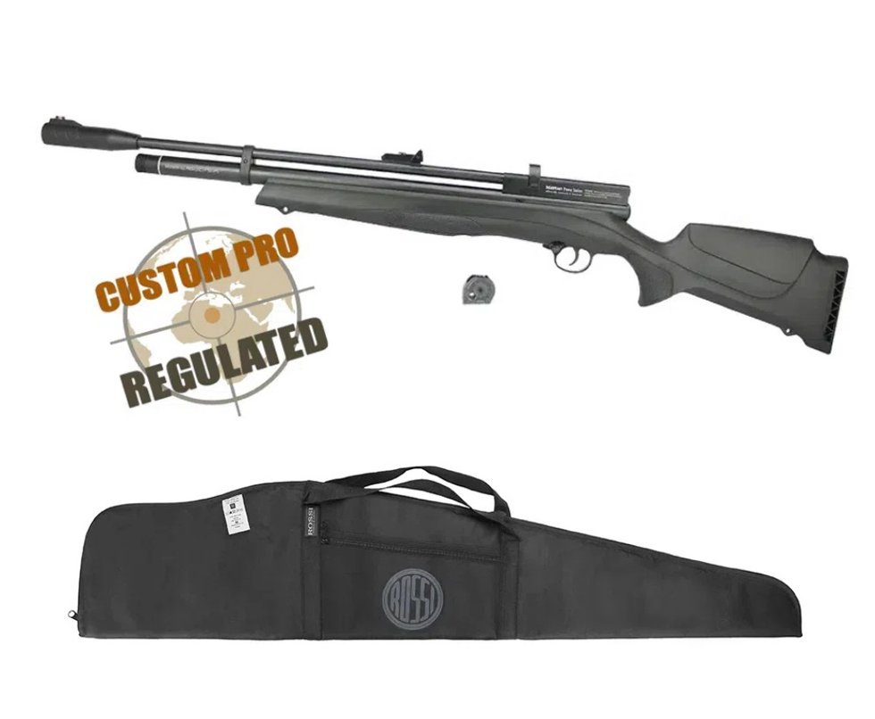 Carabina de Pressão Beeman PCP 1336 Custom Pro Regulated 5,5mm 10 Tiros Rossi + Capa