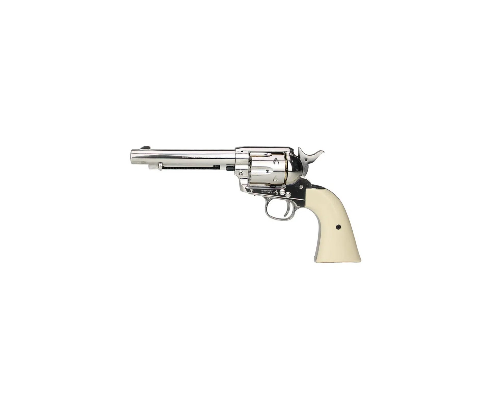 Revólver de Pressão CO2 Colt SAA .45 5.5” BB’S 4.5mm - Umarex + Co2 + BBs