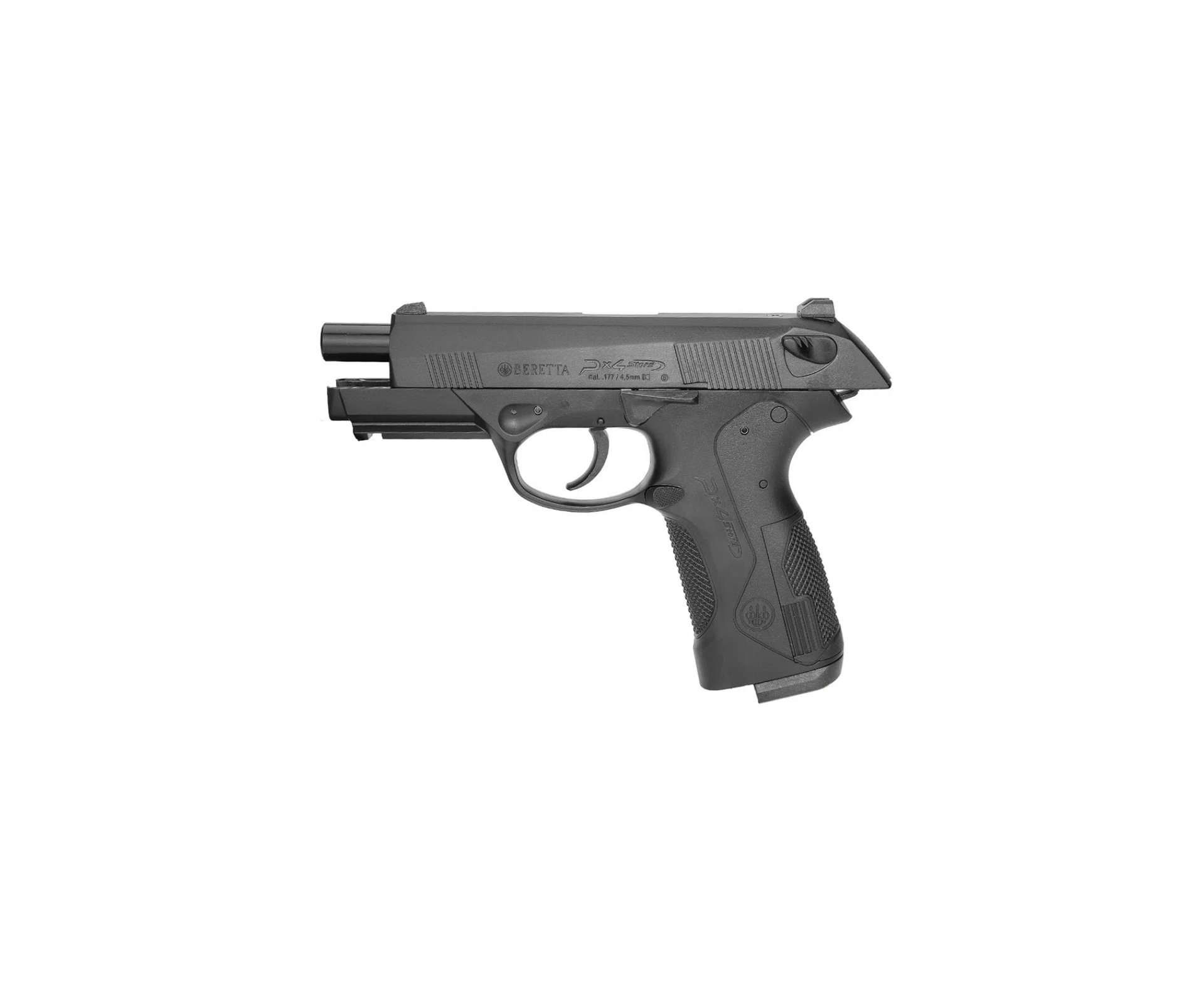 Pistola De Pressão Co2 Beretta Px4 Storm Com Blowback 4,5mm + Co2 + BBs + Chumbinho + Tapete Manutenção