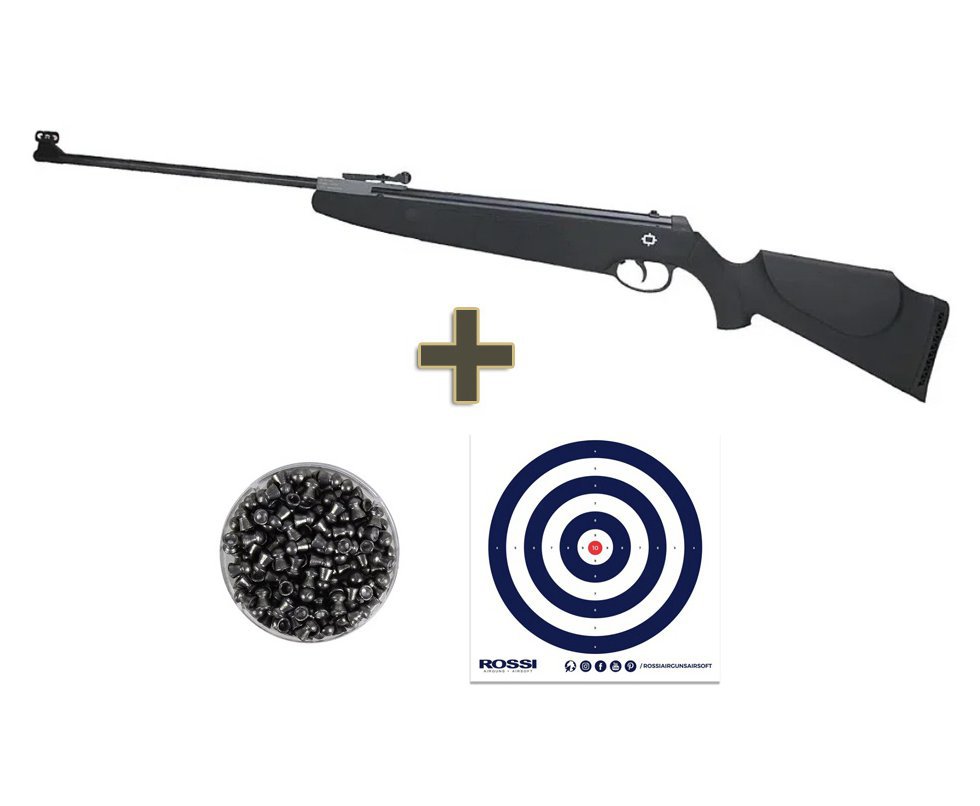 Carabina de Pressão Norica Dragon 4,5mm - Norica + Chumbinho + Alvos