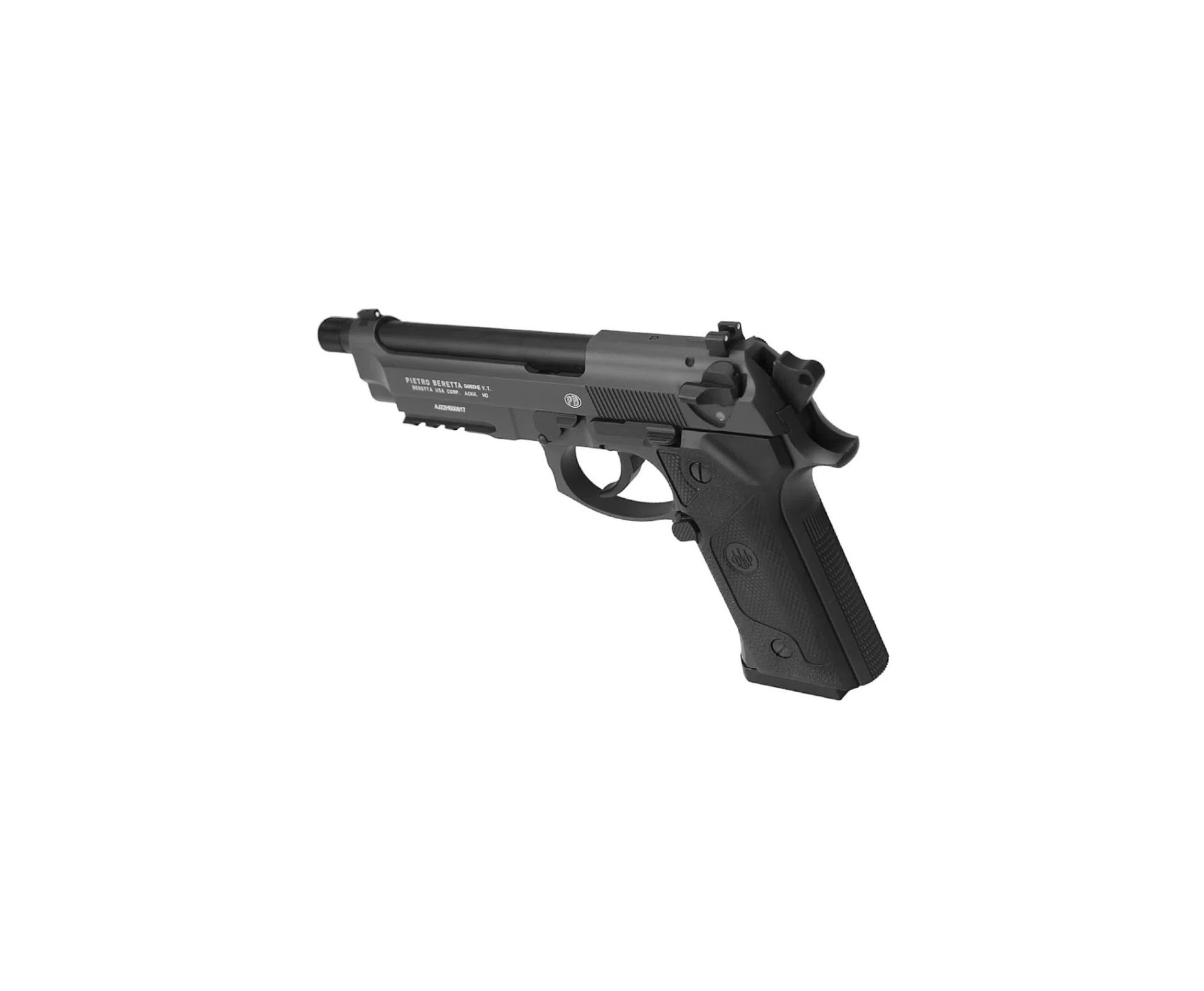 Pistola de Pressão CO2 Beretta M9A3 FM Blowback 4.5 Gray/Black Umarex + Co2 + BBs + Óleo de silicone + Tapete + Case