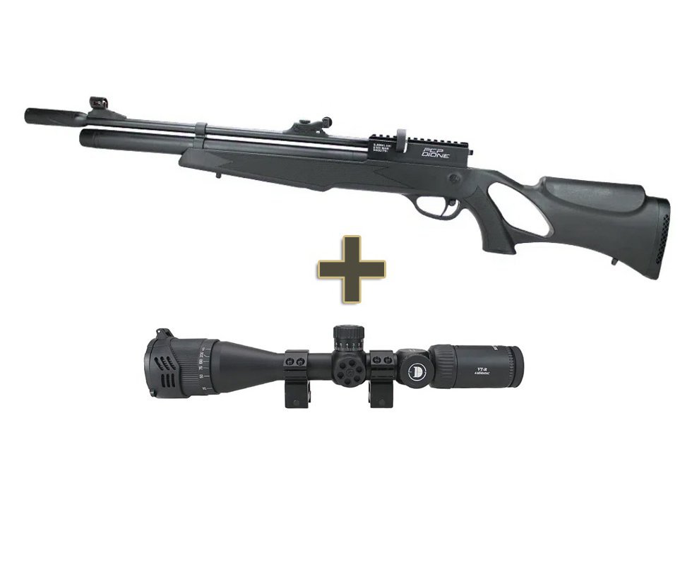 Carabina de Pressão PCP Rossi Dione 5.5mm - Rossi + Luneta Discovery VT-R 4-16×42 AO AC