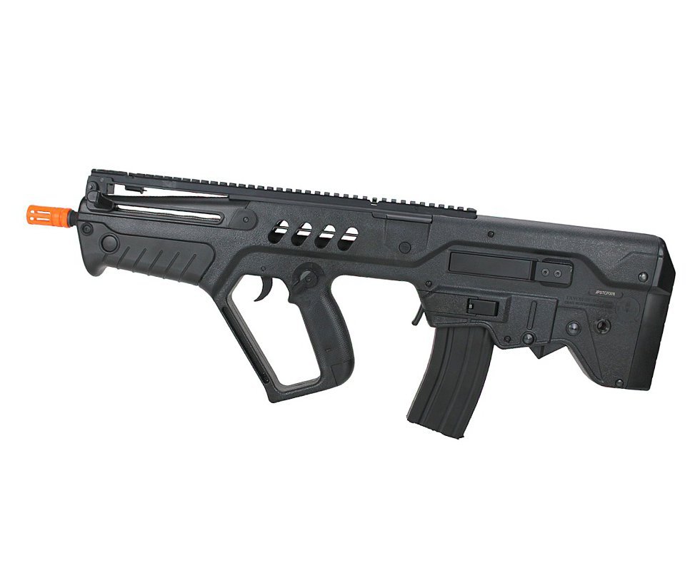 Rifle de Airsoft AEG Tavor IWI TAR-21 Flat Top T21 Black 6mm - S&T