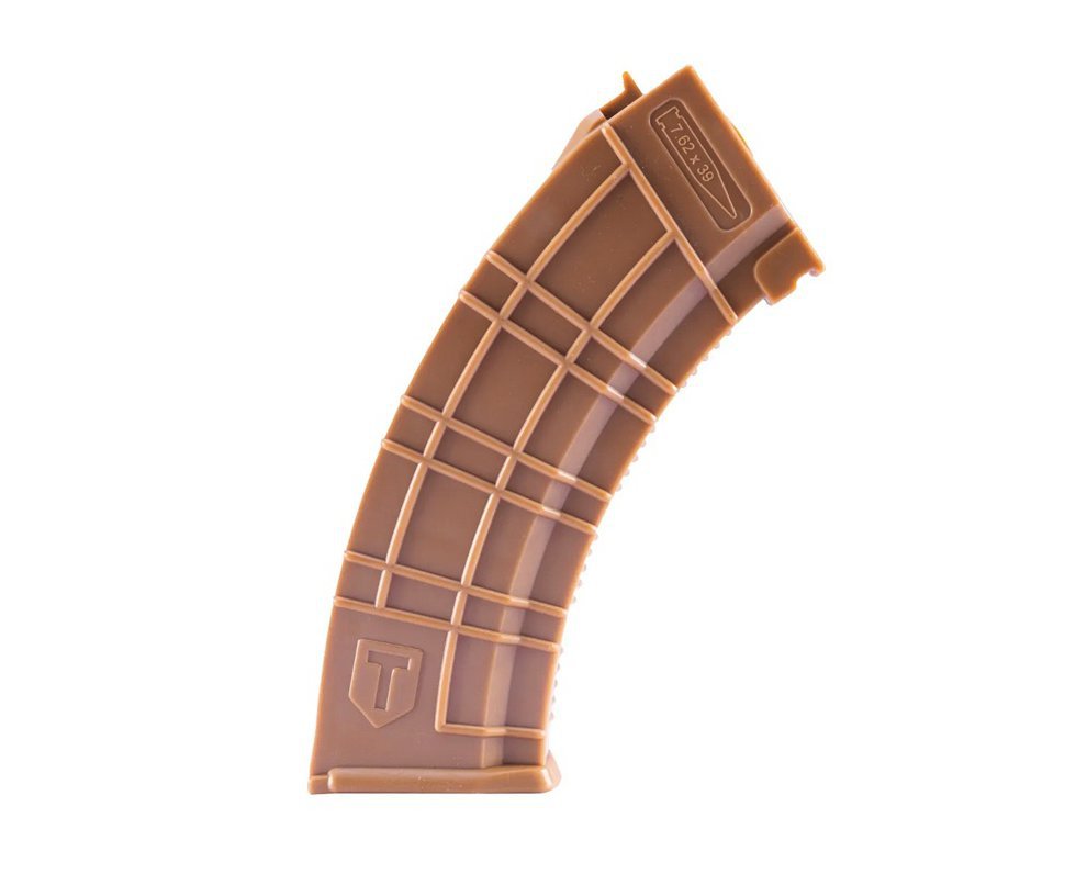 Magazine Carregador Mid Cap AK47 110 BBs Marrom Taitus