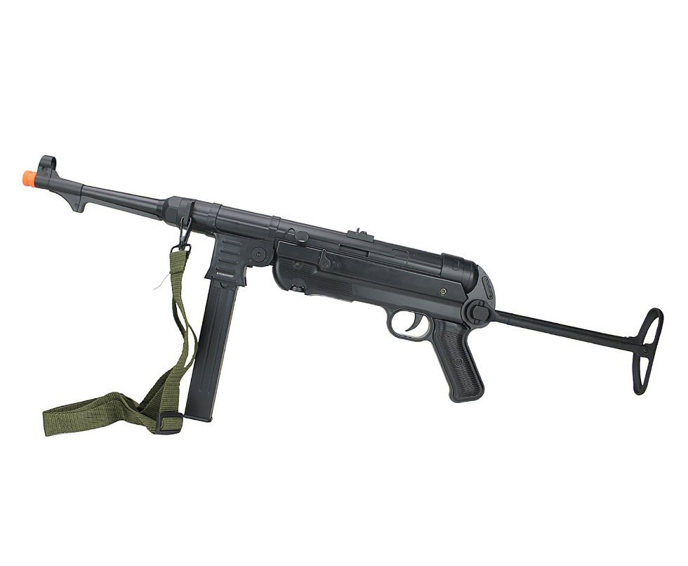 Rifle Sub Metralhadora de Airsoft AEG MP40 Full Metal Black - AGM