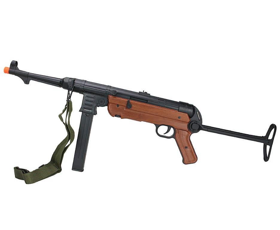 Rifle Sub Metralhadora de Airsoft AEG MP40 Full Metal Wood - AGM