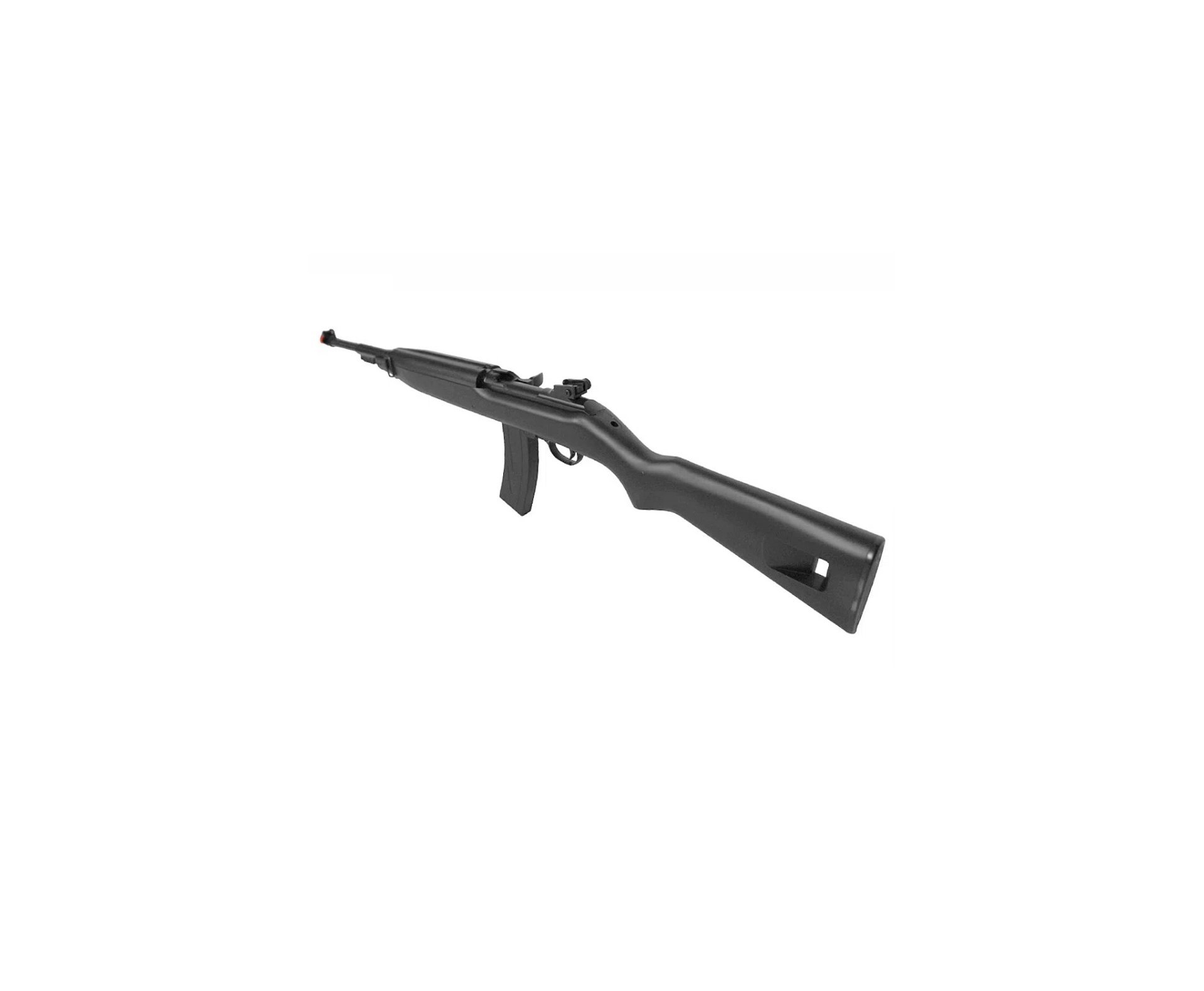 Rifle de Airsoft Spring AGM M1 Carbine Black 6mm - AGM + BBs + Alvos + Capa