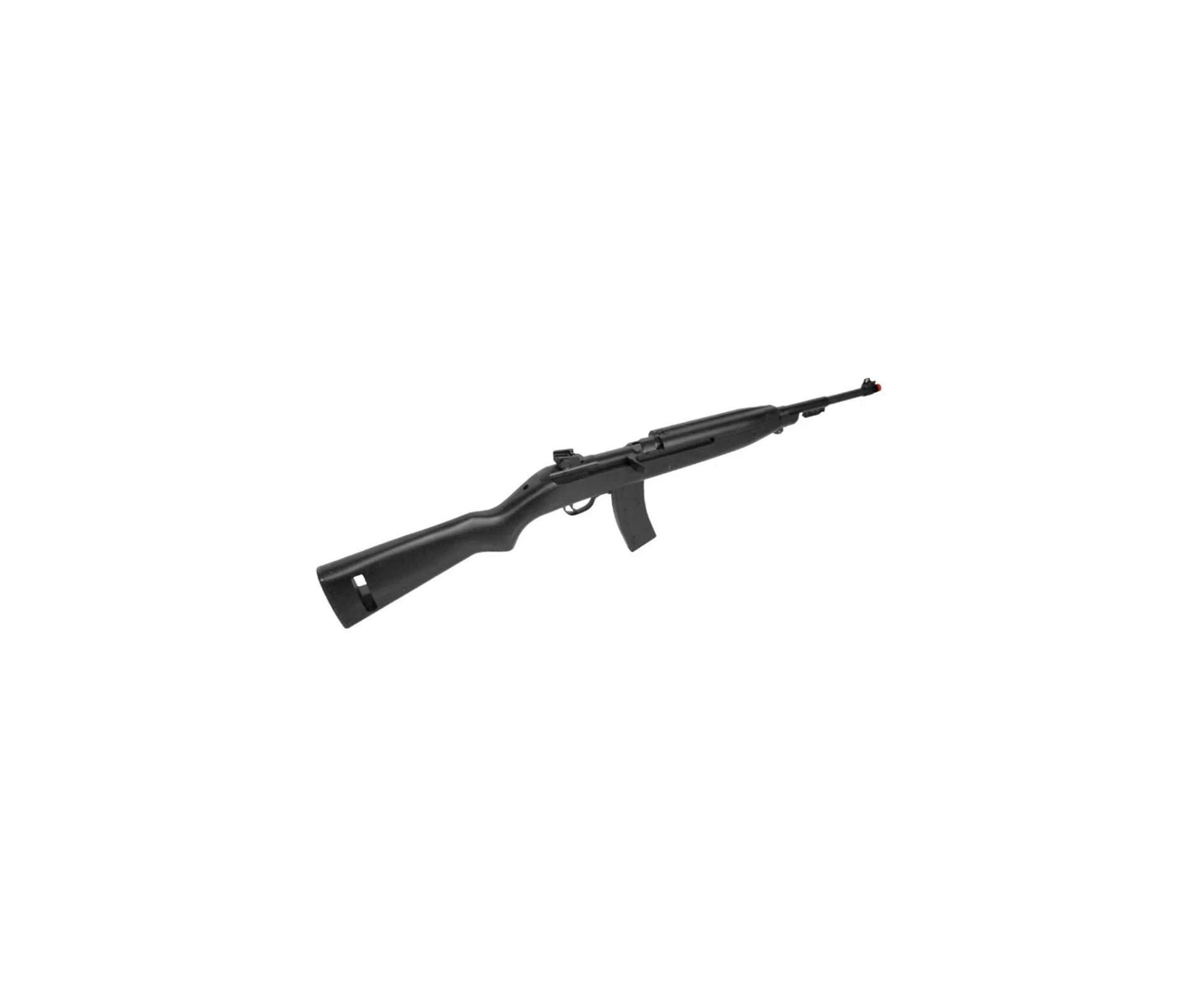 Rifle de Airsoft Spring AGM M1 Carbine Black 6mm - AGM + BBs + Alvos + Capa