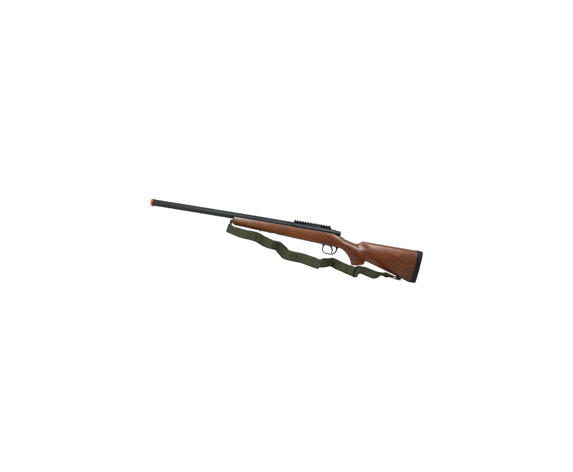 Rifle de Airsoft Sniper Remington M700 Wood VSR10 Spring - AGM + BBS + Capa + Luneta 4x32 + Alvos