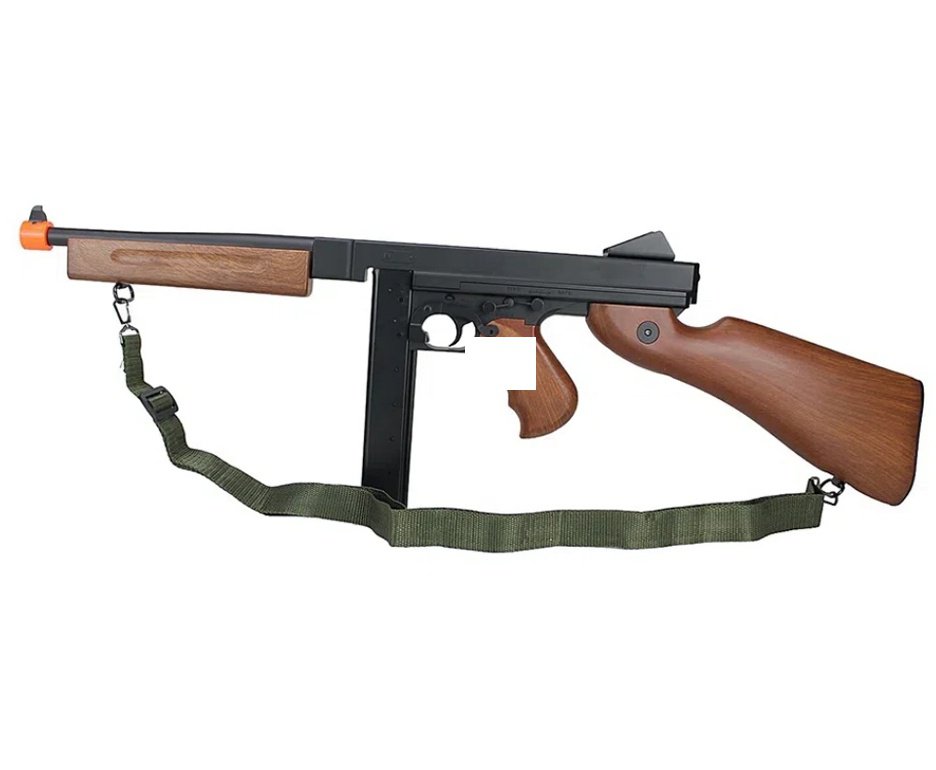 Rifle de Airsoft AEG Cyma Thompson CM033 6mm - Cyma + BBS + Capa