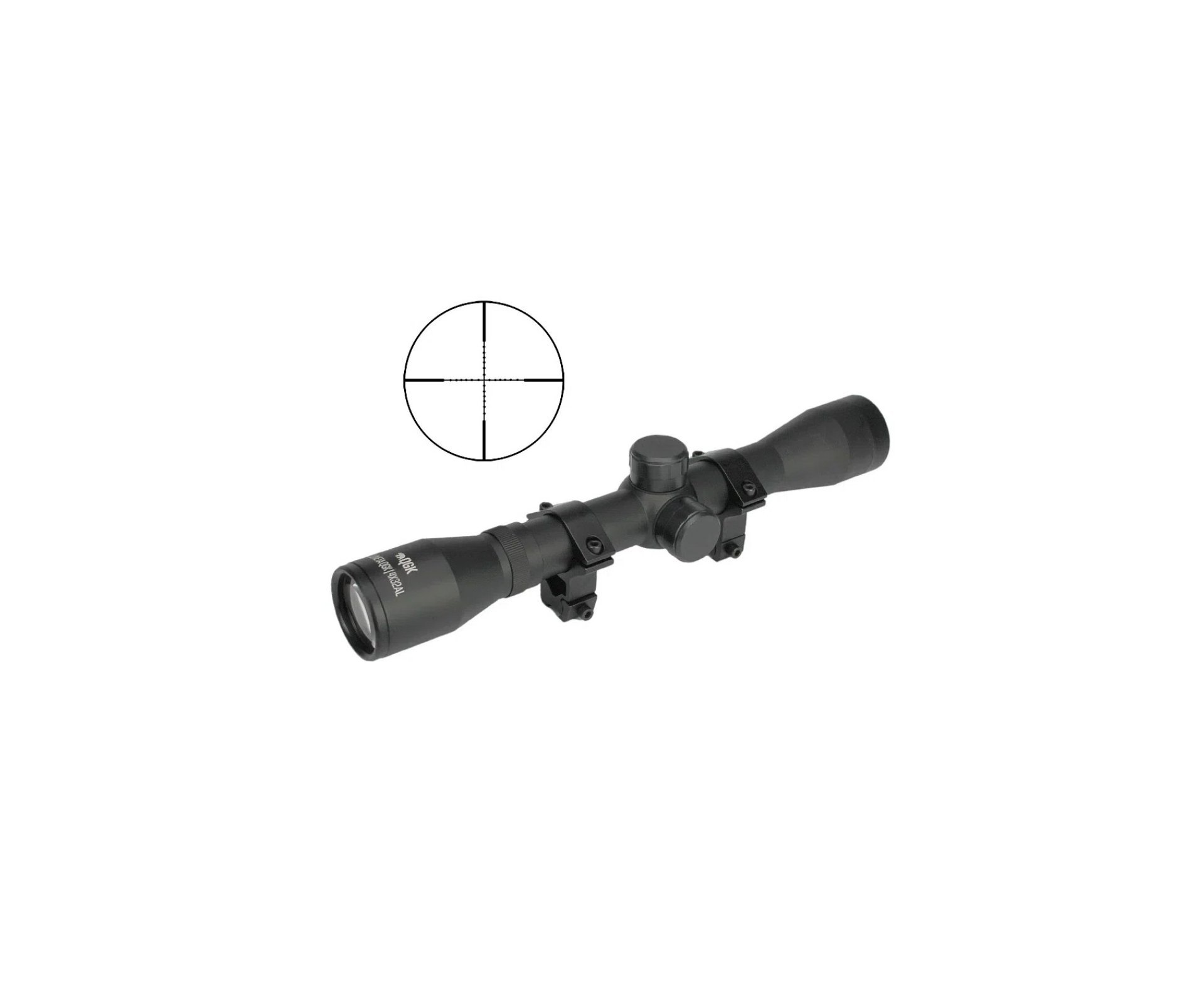 Carabina De Pressão Black Hawk Gas Ram 70kg 5.5mm Artemis + Chumbinho + Luneta 4x32 + Case + Alvos