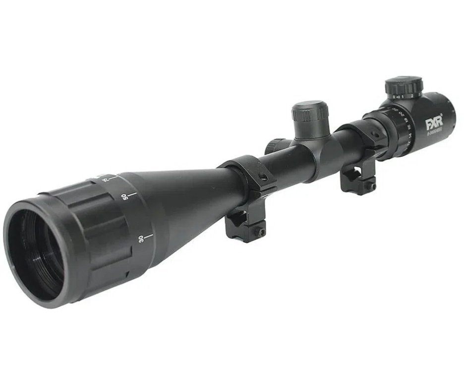 Carabina De Pressão Pcp Hellcatt M30 Multishot Madeira 5,5mm + Bomba + Luneta 6-24X44 Catraca