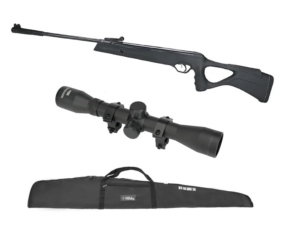 Carabina de Pressão Artemis GR800S Blade Gás Ram 60kg 4.5 + Luneta 4x32 + Capa