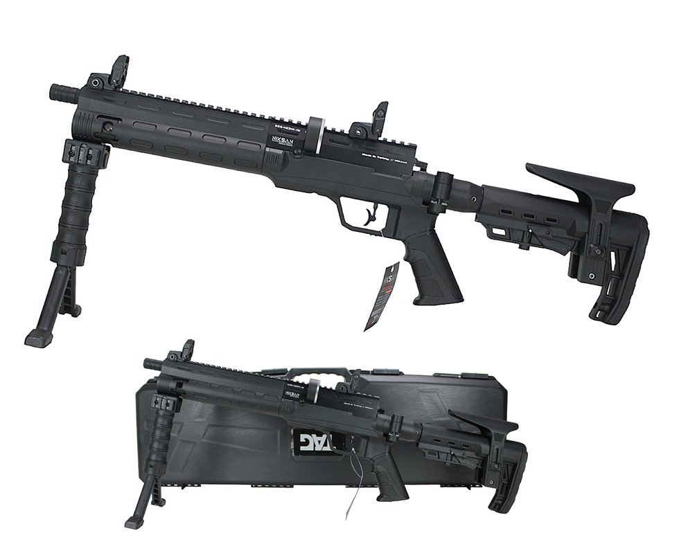 Carabina de Pressão PCP NKS Tacto S 5,5mm - Niksan Defense