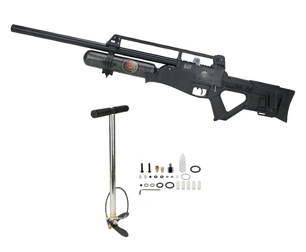 Carabina de Pressão PCP Hatsan Blitz Full Auto 5,5mm - Hatsan + Bomba 4 Estagio