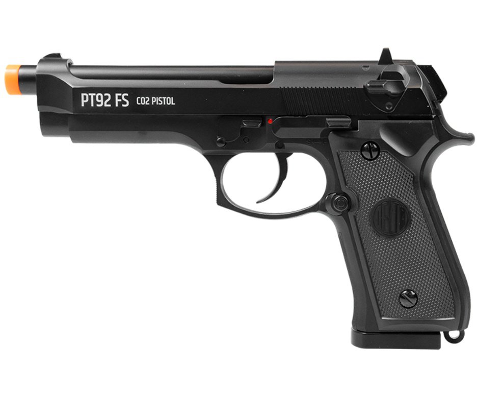 Pistola de Pressão CO2 M92 FS Chumbinho/BBS Dual Ammo 4,5mm - Rossi