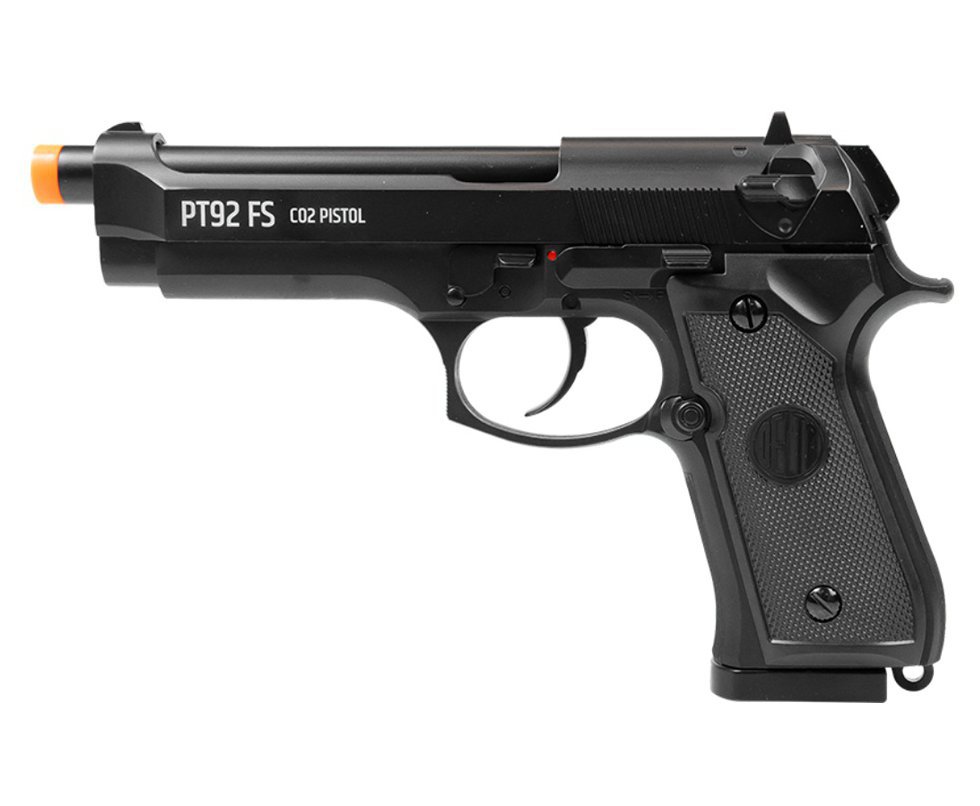 Pistola de Pressão CO2 M92 FS Chumbinho/BBS Dual Ammo 4,5mm - Rossi