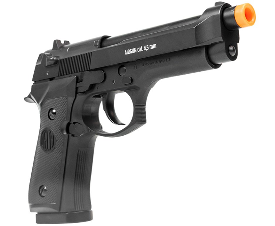 Pistola de Pressão CO2 M92 FS Chumbinho/BBS Dual Ammo 4,5mm - Rossi