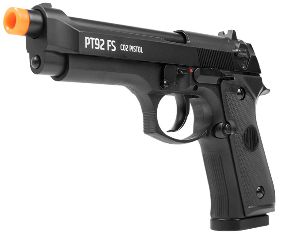 Pistola de Pressão CO2 M92 FS Chumbinho/BBS Dual Ammo 4,5mm - Rossi