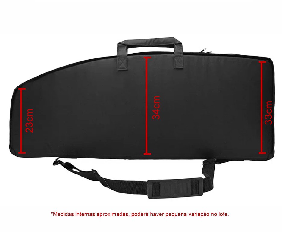 Case Estojo Bullpup Premium PRO Camu Florest 93cm - Militari